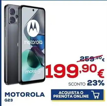 Euronics Motorola g23 offerta