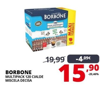 Comet Caffe borbone multipack 120 cialde miscela decisa offerta