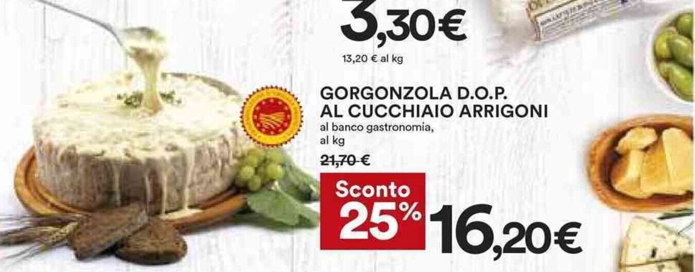 Coop GORGONZOLA D.O.P. AL CUCCHIAIO ARRIGONI offerta