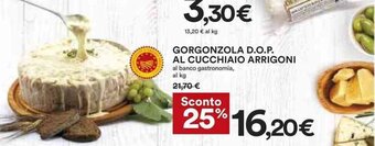 Coop GORGONZOLA D.O.P. AL CUCCHIAIO ARRIGONI offerta