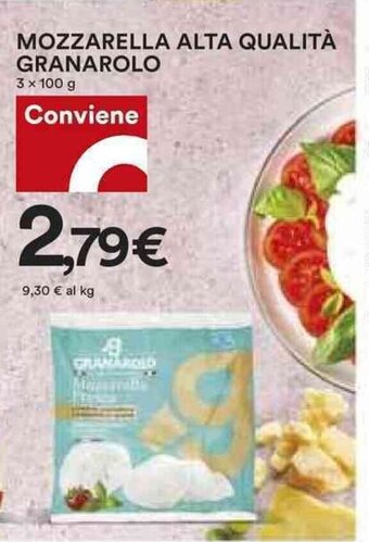 Coop MOZZARELLA ALTA QUALITÀ GRANAROLO 3 x 100 g offerta