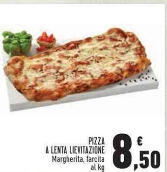Conad PIZZA A LENTA LIEVITAZIONE Margherita, farcita al kg offerta