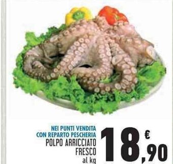 Conad NEI PUNTI VENDITA CON REPARTO PESCHERIA POLPO ARRICCIATO FRESCO al kg offerta