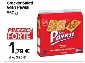 Carrefour Market Gran pavesi cracker salati offerta
