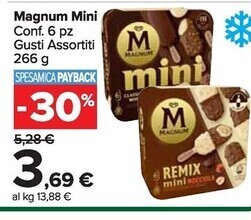 Carrefour Market Algida magnum mini offerta