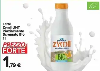 Parmalat latte zymil uht parzialmente scremato bio