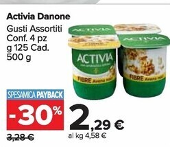 Carrefour Market Danone activia offerta
