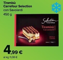 Carrefour Market Selection carrefour tiramisu offerta