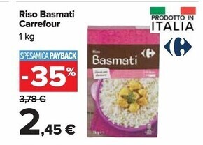 Carrefour Market Carrefour riso basmati offerta