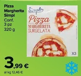 Simpl pizza margherita