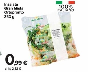 Carrefour Market Ortopronto insalata gran mista offerta