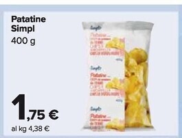 Carrefour Market Simpl patatine offerta