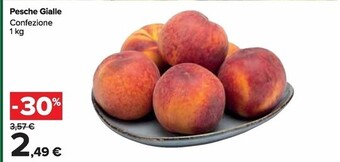 Carrefour Market Pesche gialle offerta