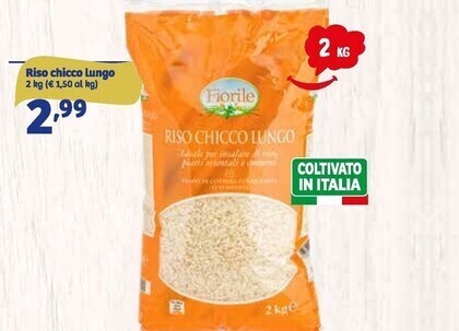 In'S Mercato Fiorile riso chicco lungo offerta
