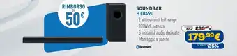 Euronics Panasonic soundbar htb490 offerta