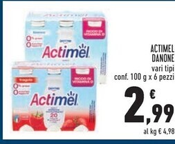 Conad Superstore Danone actimel offerta
