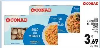 Conad Superstore Conad sugo allo scoglio, alle vongole offerta