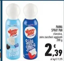 Conad Superstore Spray pan panna offerta