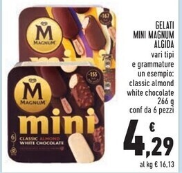 Conad Superstore Algida gelati mini magnum offerta