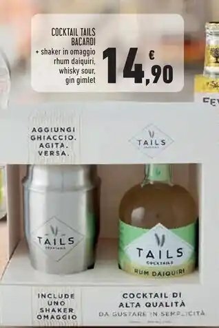 Conad Superstore Tails cocktail bacardi offerta
