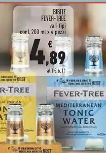 Conad Superstore Fever tree bibite offerta