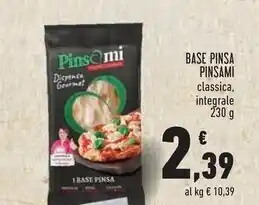 Pinsami base pinsa