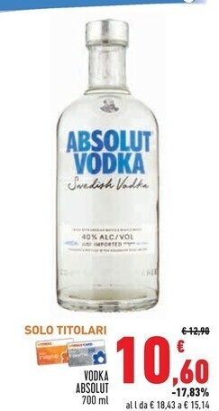 Absolut vodka