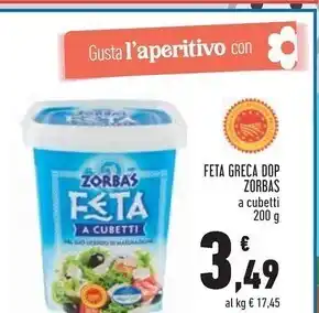 Conad Superstore Zorbas feta greca dop offerta