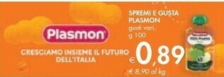 Bennet Plasmon spremi e gusta offerta