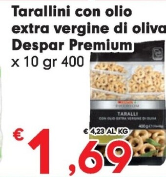 Despar Despar premium tarallini con olio extra vergine di oliva offerta