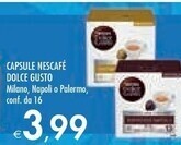 Bennet Nescafé capsule dolce gusto offerta