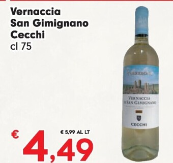 Cecchi vernaccia san gimignano