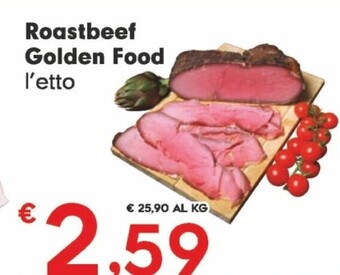 Despar Golden food roastbeef offerta