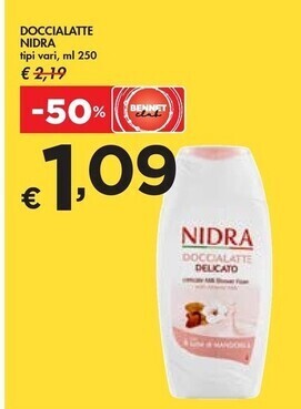 Bennet Nidra doccialatte offerta