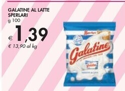 Bennet Sperlari galatine al latte offerta