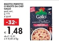 Bennet Gallo risotto perfetto o risotti da chef offerta