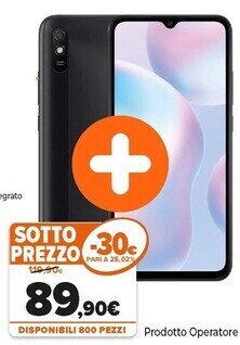 Expert Xiaomi redmi 9a 16,6 cm (6.53) 4g micro-usb 2 gb 32 gb 5000 mah nero offerta