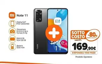 Expert Xiaomi note 11 offerta