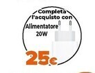 Apple alimentatore 20w