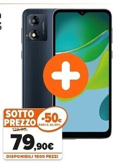 Expert Motorola moto e13 16,5 cm (6.5) doppia sim android 13 go edition 4g usb tipo-c 2 gb 64 gb 5000 mah nero offerta