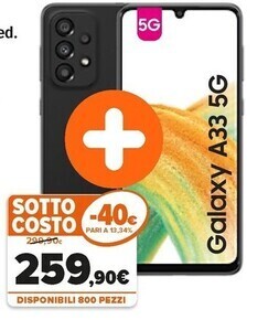 Samsung galaxy a33 5g 16,5 cm (6.5) usb tipo-c 6 gb 128 gb 5000 mah nero