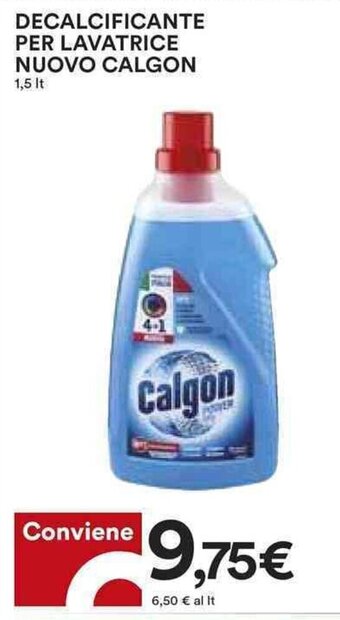 Coop DECALCIFICANTE PER LAVATRICE NUOVO CALGON 1,5 lt offerta
