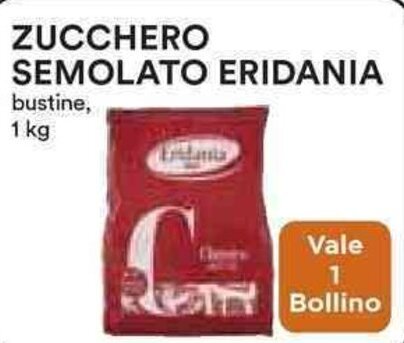 Coop ZUCCHERO SEMOLATO ERIDANIA 1 kg offerta