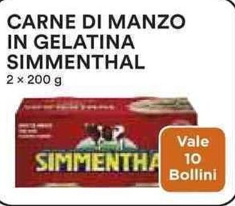 Coop CARNE DI MANZO IN GELATINA SIMMENTHAL 2 x 200 g offerta