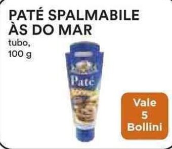 PATÉ SPALMABILE ÀS DO MAR 100 g