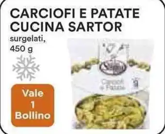 Coop CARCIOFI E PATATE CUCINA SARTOR 450 g offerta