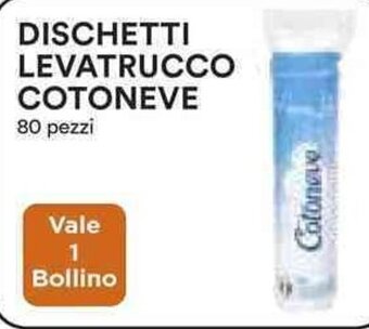 Coop DISCHETTI LEVATRUCCO COTONEVE 80 pezzi offerta