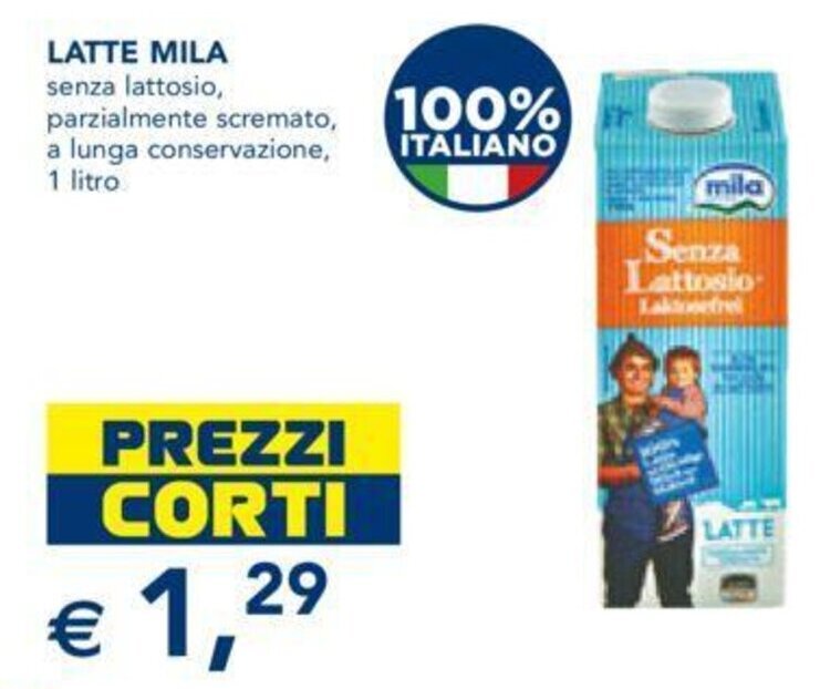 Esselunga LATTE MILA offerta