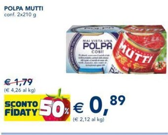 Esselunga POLPA MUTTI conf. 2x210 g offerta
