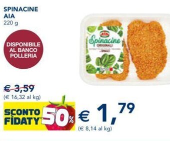 Esselunga SPINACINE AIA 220 g offerta